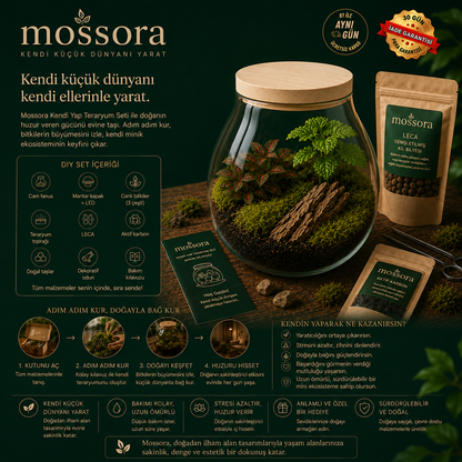 Mossora Terra™ | Kendin Yap Teraryum Seti
