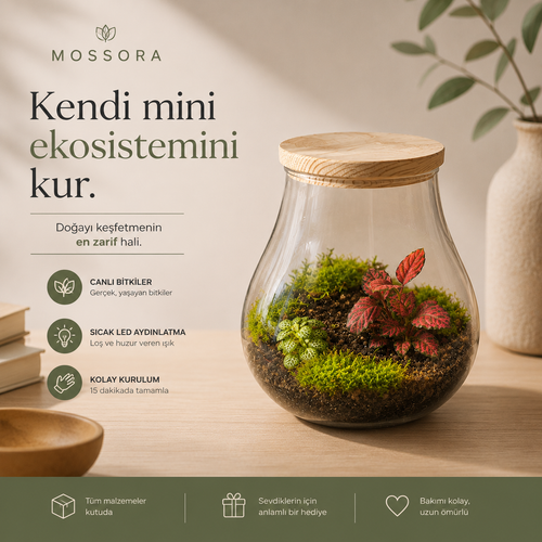 Mossora Terra™ | Kendin Yap Teraryum Seti